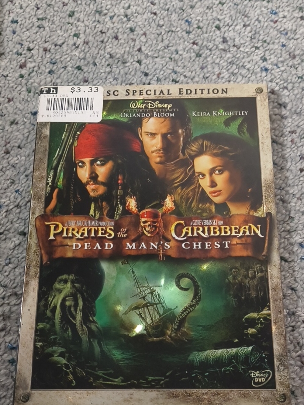 Disney Pirates of the Caribbean: Dead Man's Chest - Green & Brown Cover